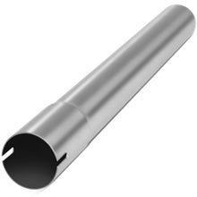 Load image into Gallery viewer, 2" to 2.15" Flared Exhaust Pipe Tubing 18" Polished Stainless Steel