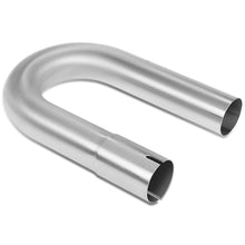 Load image into Gallery viewer, 2" to 2.15" Flared 180 Degree U-Bend Exhaust Pipe Tubing Stainless Steel