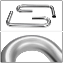 Load image into Gallery viewer, 2" to 2.15" Flared 90 Degree L-Bend Exhaust Pipe Tubing Mild Steel