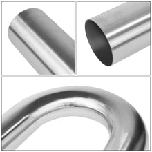 Load image into Gallery viewer, 3.0"-3.15" Flared 180 Degree U-Bend Exhaust Pipe Tubing Stainless Steel
