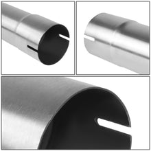 Load image into Gallery viewer, 3.0"-3.15" Flared 45 Degree Exhaust Pipe Bend Tubing Stainless Steel