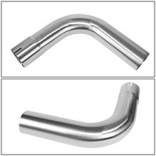 Load image into Gallery viewer, 3.0"-3.15" Flared 45 Degree L-Bend Exhaust Pipe Tubing Stainless Steel