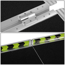 Load image into Gallery viewer, Aluminum Wheelchair Ramp 29" W x 7' L x 2" H - Metallic Black