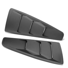 Load image into Gallery viewer, 05-14 Ford Mustang Quarter Window Louvers 2PC Set Black