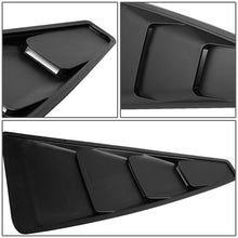 Load image into Gallery viewer, 05-14 Ford Mustang Quarter Window Louvers 2PC Set Black