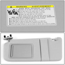 Load image into Gallery viewer, 2007-2011 Toyota Camry Sun Visor - Driver Side Gray