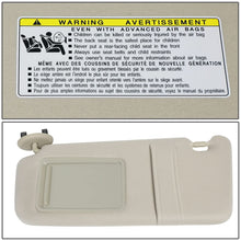 Load image into Gallery viewer, 2007-2011 Toyota Camry Driver Side Sun Visor - Beige