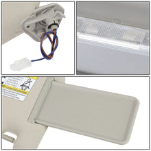 Load image into Gallery viewer, 13-19 Nissan Pathfinder Sun Visor w/ Vanity Light Driver Side Gray
