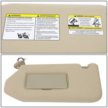 Load image into Gallery viewer, 2013-2019 Nissan Pathfinder Sun Visor Driver Side Beige w/ Vanity Light