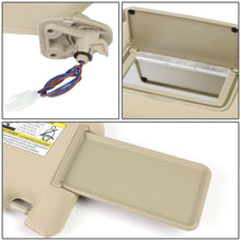 Load image into Gallery viewer, 2013-2019 Nissan Pathfinder Sun Visor Driver Side Beige w/ Vanity Light