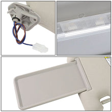 Load image into Gallery viewer, 2013-2019 Nissan Pathfinder Gray Sun Visor w/ Vanity Light Passenger
