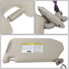 Load image into Gallery viewer, 2013-2019 Nissan Pathfinder Gray Sun Visor w/ Vanity Light Passenger