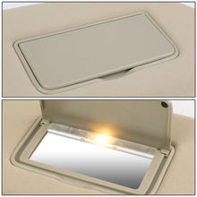 Load image into Gallery viewer, 13-19 Nissan Pathfinder Sun Visor w/ Vanity Light Passenger Beige