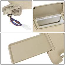 Load image into Gallery viewer, 13-19 Nissan Pathfinder Sun Visor w/ Vanity Light Passenger Beige