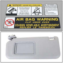 Load image into Gallery viewer, 2006-2012 Toyota RAV4 Passenger Side Sun Visor - Gray