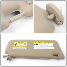 Load image into Gallery viewer, 09-16 Toyota Venza Sun Visor Driver Side Beige Illuminated