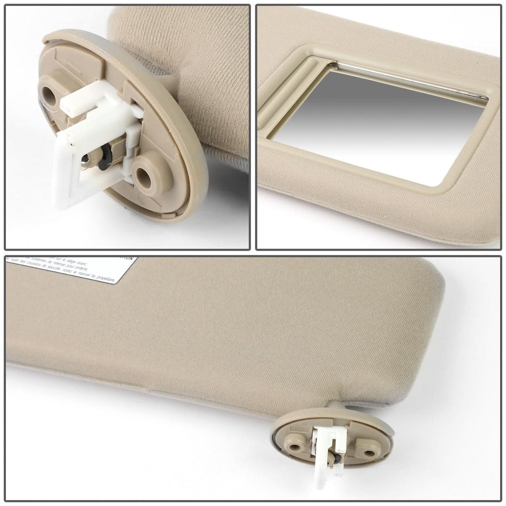 2009-2016 Toyota Venza Sun Visor - Passenger Side Beige
