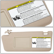 Load image into Gallery viewer, 2005-2015 Toyota Tacoma Double Cab Sun Visor - Beige/Tan