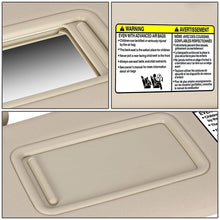 Load image into Gallery viewer, 2010-2013 Toyota Highlander Sun Visor - Beige/Tan (Sunroof Models)