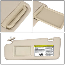 Load image into Gallery viewer, 2010-2013 Toyota Highlander Sun Visor - Beige/Tan (Sunroof Models)