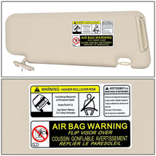 Load image into Gallery viewer, 2008-2013 Toyota Highlander Sun Visor - Beige/Tan with Extension