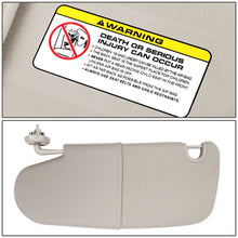 Load image into Gallery viewer, 06-10 Dodge Ram Sun Visor Gray - Fits Models Without Overhead Console