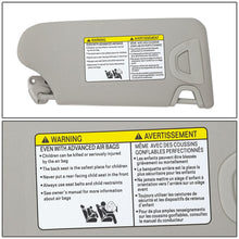 Load image into Gallery viewer, 2013-2018 Nissan Altima Sun Visor with Lighted Mirror - Gray