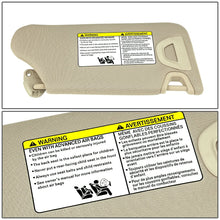 Load image into Gallery viewer, 2013-2018 Nissan Altima Sun Visor w/ Lighted Mirror - Beige