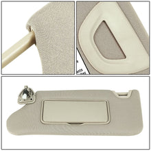 Load image into Gallery viewer, 2013-2018 Nissan Altima Sun Visor w/ Lighted Mirror - Beige