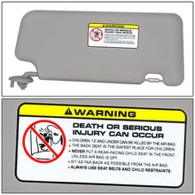 Load image into Gallery viewer, 12-15 Honda Civic Clear Gray Sun Visor