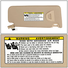 Load image into Gallery viewer, 2008-2012 Honda Accord Sun Visor - Tan