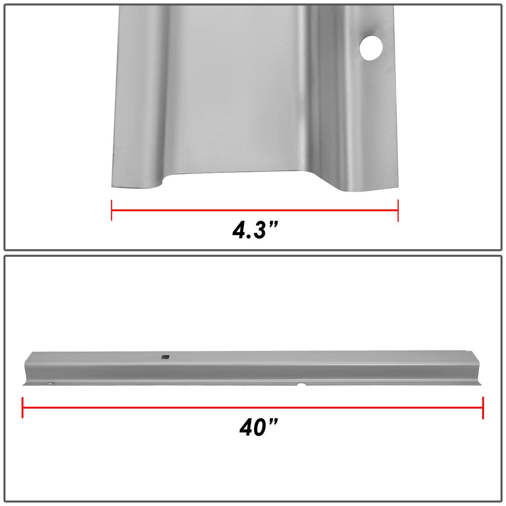 00-05 Ford Excursion Rocker Panels - Stamped Steel