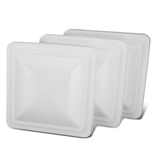 Load image into Gallery viewer, RV Roof Vent 14x14 Overall Dimension Replacement Lid White/Silver