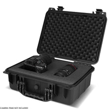 Load image into Gallery viewer, 14-3/4" x 10-1/2" x 5" Polypropylene Carrying Case - Matte Black