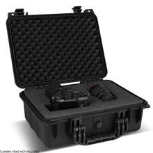 Load image into Gallery viewer, 14-3/4" x 10-1/2" x 5" Polypropylene Carrying Case - Matte Black
