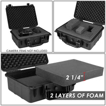 Load image into Gallery viewer, 14-3/4" x 10-1/2" x 5" Polypropylene Carrying Case - Matte Black