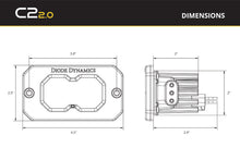 Load image into Gallery viewer, Diode Dynamics C2R White Flood Flush Mount LED Pod (Pair)