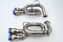 Load image into Gallery viewer, Invidia 22+ Subaru WRX Twin Loop 3.5in. Single Layer T.I Tip Axle-Back Exhaust