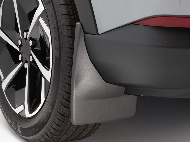 WeatherTech 24-26 Chevrolet Equinox EV Rear Mudflaps - Black