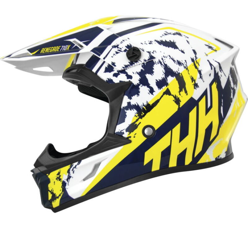 THH Helmets T710XR Renegade Yellow/Blue - 2XL