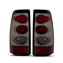 Load image into Gallery viewer, Raxiom 03-06 Chevrolet Silverado 1500 Fleetside Axial Series Tail Lights- Black- Smoked Lens
