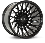Vossen VFX-02T 24x14 - 8x170 - ET75 - Mega Deep - 125.1 - Satin Black Wheel