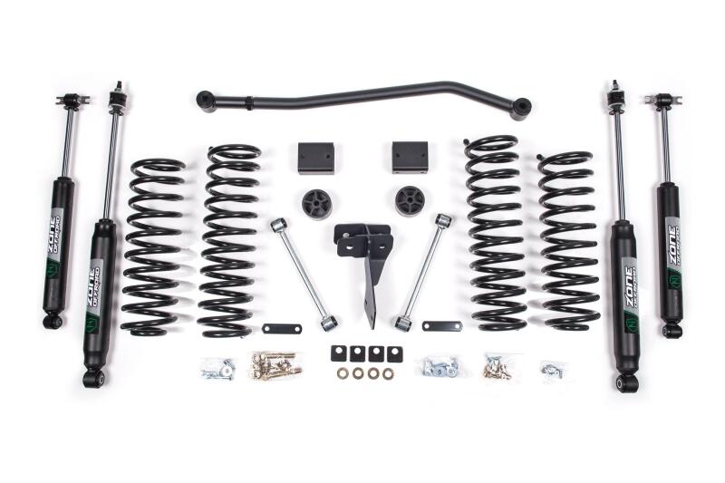 Zone Offroad 07-15 Jeep JK 4dr 4in Suspension Kit