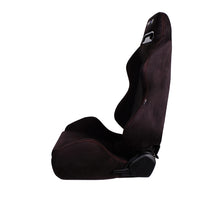 Load image into Gallery viewer, NRG Sport Seats (Pair) Type-R Suede w/NRG Logo - Black w/Red Stitching