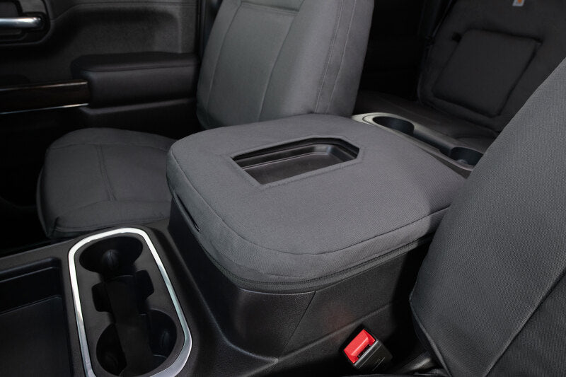 Covercraft 99-02 Dodge Ram Carhartt PrecisionFit Custom Front Row Seat Covers - Gravel