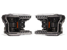 Load image into Gallery viewer, Raxiom 18-20 Ford F-150 LED Halo Surround Headlights with White DRL- Black Housing- Clear Lens