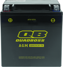 Load image into Gallery viewer, QuadBoss 10-20 Suzuki LT-A500F KingQuad Maintenance-Free AGM Battery