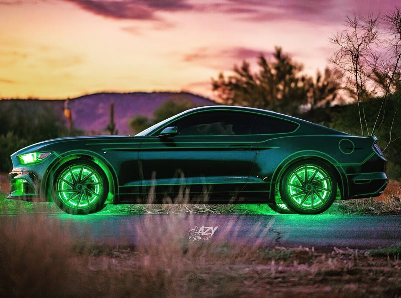 Oracle LED Illuminated Wheel Rings - ColorSHIFT Dynamic - ColorSHIFT - Dynamic NO RETURNS