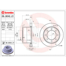 Load image into Gallery viewer, Brembo 07-17 Lexus LS460 Rear UV Coated Rotor