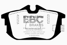 Load image into Gallery viewer, EBC 99-04 Volvo S40 1.9 Turbo T4 (200 BHP) Ultimax2 Rear Brake Pads